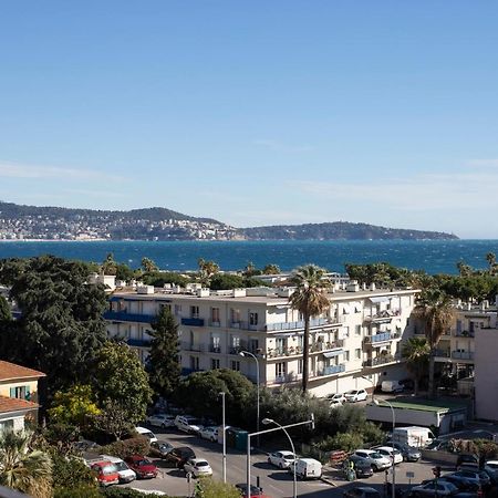 Studio With Terrace And Sea View, 10 Min To The Beach Nizza Kültér fotó
